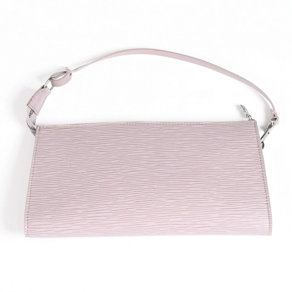 LOUIS VUITTON Pochette Accessoires Accessory Pouch Clutch Epi Lavender